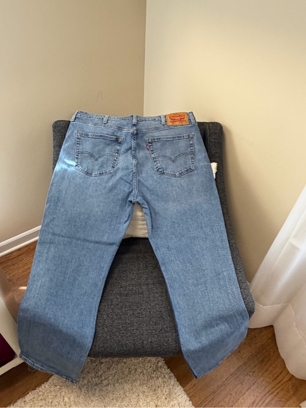 Levi's Men's Light Blue Straight Jeans